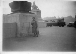 Photo Vintage Paris Snap - Paris Les Tuileries Autobus  - Lieux