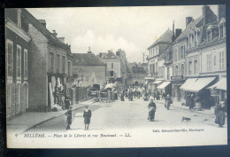 Cpa Du 14 Bellême -- Place De La Liberté Et Rue Boucicaut   STEP201 - Autres & Non Classés