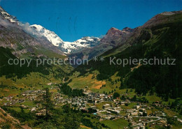 13303267 Leukerbad Gesamtansicht Mit Alpenpanorama Balmhorn Gitzifurgge Ferdenro - Altri & Non Classificati