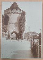 Ancienne Photo Originale Lucerne Luzern Suisse Tour Remparts Format 16X12 Belle Vue Animee Et Rare - Lugares