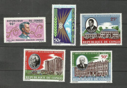 CONGO POSTE AERIENNE N°37, 40 à 43 Neufs** Cote 4.55€ - Mint/hinged