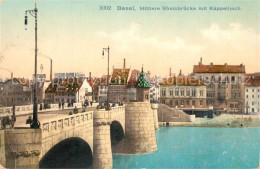 13301499 Basel BS Mittlere Rheinbruecke Mit Kaellelijoch Basel BS - Altri & Non Classificati