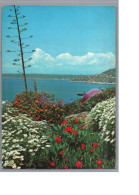 COTE D'AZUR 06 - Jardin Fleuri échappée Sur La Mer Dans Le Fond La Baie Des Anges à Nice 1961 - Andere & Zonder Classificatie