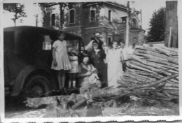 Photo Vintage Paris Snap Shop-famille Family Bois Wood Voiture Car - Cars