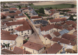 51 - EN AVION AU-DESSUS DE...  AMBONNAY (Marne) - La Place De La Fontaine Et La Rue De Trépail - Other & Unclassified