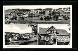 AK Böllstein /Odenw., Ortsansichten, Gasthaus Zur Post  - Autres & Non Classés