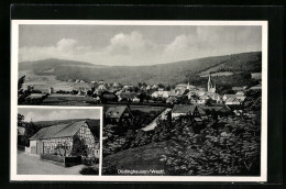 AK Düdinghausen /Westf., Gasthaus Frese, Teilansicht  - Altri & Non Classificati