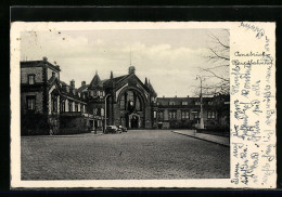 AK Osnabrück, Der Hauptbahnhof, Strassenansicht  - Osnabrück