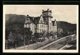 AK Baden-Baden, Bergschloss Mit Strasse Aus Der Vogelschau  - Baden-Baden