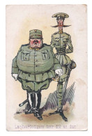 Landverdedigers Door Dik En Dun ! - 1919 - Nederland - Pays-Bas - Défenseurs Du Pays Contre Vents Et Marées - Satirique - Oorlog 1914-18