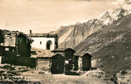 13298747 Zermatt VS Berghuetten Gegen Domund Mischabelhoerner Walliser Alpen Zer - Sonstige & Ohne Zuordnung