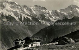 13298607 Muerren BE Berghuetten Alpenpanorama Berner Alpen Muerren BE - Andere & Zonder Classificatie