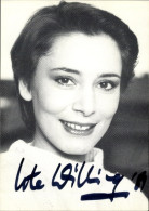 CPA Schauspielerin Ute Willing, Portrait, Autogramm - Attori