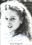 CPA Schauspielerin Alexa Wiegand, Portrait, Autogramm - Actors