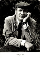 CPA Schauspieler Wolfgang Völz, Portrait, Autogramm, Mütze - Actores