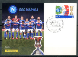 ITALIA / ITALY 2020 - SSC Napoli Vincitrice Coppa Italia 2019/2020 - Maximum Card. - Famous Clubs