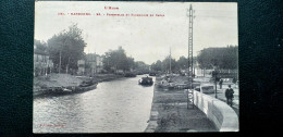 11 , Narbonne , La Passerelle Et Faubourg Du Canal En 1909 - Narbonne