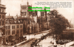 R355824 Bristol Cathedral And Queen Statue. R. Wilkinson - World