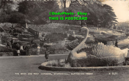 R355853 Burton On Trent. The Swan And Rock Gardens. Stapenhill. Valentine. RP. 1 - World