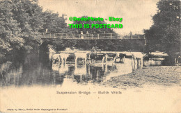 R355863 Builth Wells. Suspension Bridge. Photo By Abery. 1903 - Monde