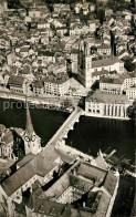 13292609 Zuerich ZH Fliegeraufnahme Mit Grossmuenster Zuerich ZH - Sonstige & Ohne Zuordnung