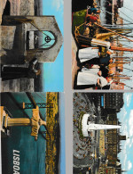 N  137  Lot 100 CP Différentes Etrangères Grand Format - 100 - 499 Postcards
