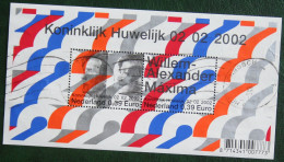 Koninklijk Huwelijk ; NVPH 2046 (Mi Block 74); 2002 Gestempeld / Used NEDERLAND / NIEDERLANDE / NETHERLANDS - Gebruikt