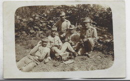 MILITAR KARTE PHOTO FELPOSTAM 1915 + COMPAGNIE FELDBATAILLON LANDSTURM - Brieven En Documenten