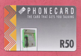 South Africa, Sud Africa- Used Phone Card With Chip By 50 & 100ands, Telkom. The Card That Gets You Talking. - Zuid-Afrika