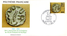 POLYNESIE FDC 1996 FONDATION ECOLE FRANCAISE DU PACIFIQUE - FDC