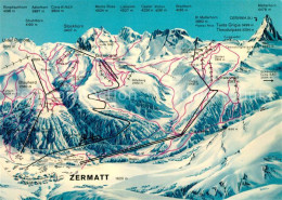 13268799 Zermatt VS Pistenplan Zermatt VS - Sonstige & Ohne Zuordnung