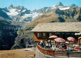 13268719 Zermatt VS Restaurant Sunnegga Obergabelhorn Sellenkuppe Zinalrothorn Z - Autres & Non Classés