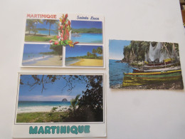 MARTINIQUE - Lot De 3 Cartes - - Other & Unclassified