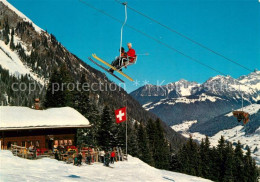 13264689 Lenk Simmental Sesselbahn Wallegg Muelkerblatten Berghaus Lenk Simmenta - Autres & Non Classés