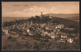 AK Königstein /Ts., Gesamtansicht Aus Der Vogelschau  - Koenigstein