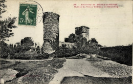 CPA Bellocq Pyrénées Atlantiques, Ruinen Der Burg - Autres & Non Classés