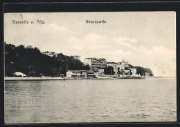 AK Sassnitz /Rügen, Strandpartie Vom Wasser Aus  - Sassnitz