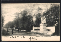 AK Berlin-Tiergarten, Siegesallee, Otto III. Und Johannes I.  - Tiergarten