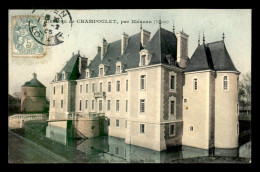 89 - BLENEAU - CHATEAU DE CHAMPOULET - CARTE ANCIENNE COLORISEE - Bleneau