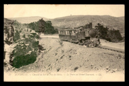 63 - CHEMIN DE FER DU PUY-DE-DOME - LE TRAIN AU GRAND TOURNANT - Andere & Zonder Classificatie