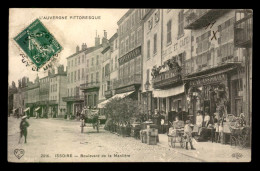 63 - ISSOIRE - BOULEVARD DE LA MANLIERE - BAZAR YSSOIRIEN - CAFE PAULET ET FELIDAS - Issoire