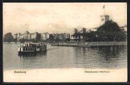 AK Hamburg, Uhlenhorster Fährhaus, Vom Wasser Gesehen  - Noord