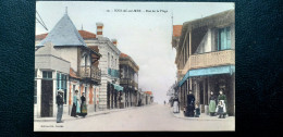 33 , Soulac Sur Mer , La Rue De La Plage Début 1900 - Soulac-sur-Mer