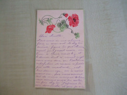 Carte Postale Ancienne FLEURS Coquelicots - Flowers