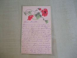 Carte Postale Ancienne FLEURS Coquelicots - Fiori