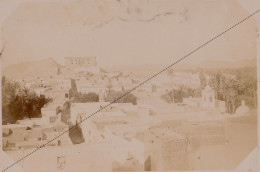 1891 Photo Afrique Algérie Vue Centrale De  Laghouat Souvenir Mission Géodésique Militaire Boulard - Gentil 17x12cm - Antiche (ante 1900)