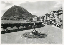 Postcard Switzerland Lugano Monte S. Salvatore E Fontana Bossi - Altri & Non Classificati