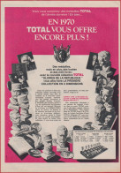 Total. Gloires De La République. Des Médailles, Des Bustes Et Des Mini-livres. Sté Pétrolière. Essence. 1970. - Advertising
