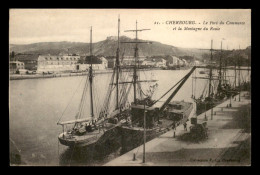 50 - CHERBOURG - LE PORT DU COMMERCE - VOILIER 3 MATS EN CHARGEMENT - Cherbourg