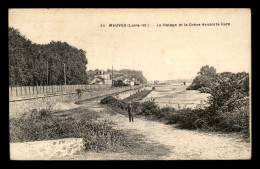 44 - MAUVES - LE HALAGE ET LA GREVE DEVANT LA GARE - Mauves-sur-Loire